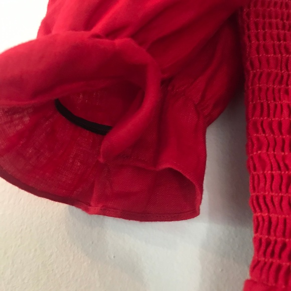 SOLD. NWOT Reformation Cherry Cerise Dress - Picture 5 of 6